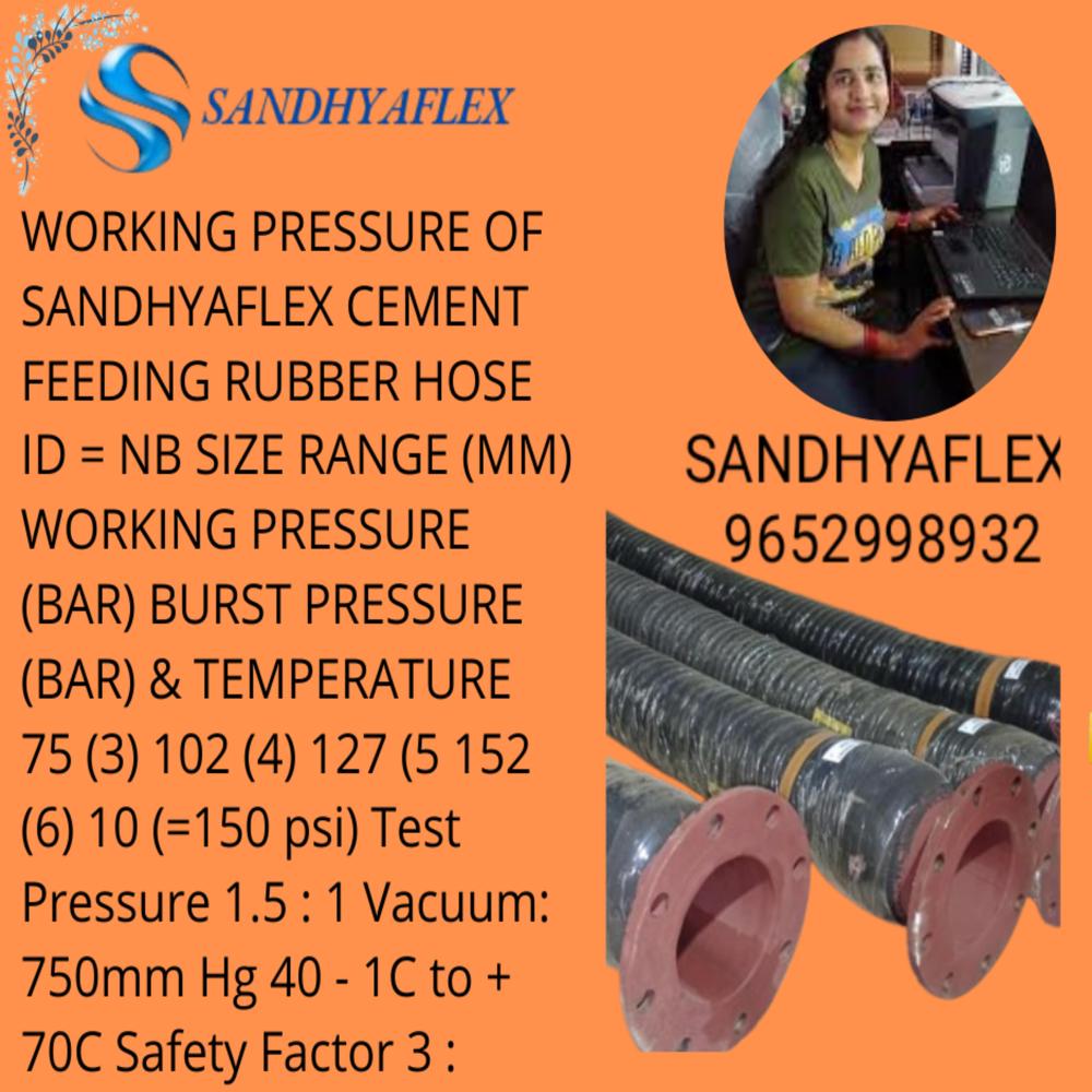 Fly Ash Rubber Hose - Synthetic/natural Rubber, 100-300mm Id, Black | 30 Bar Bursting Pressure, Abrasion Resistant, Flanged/plain Ended