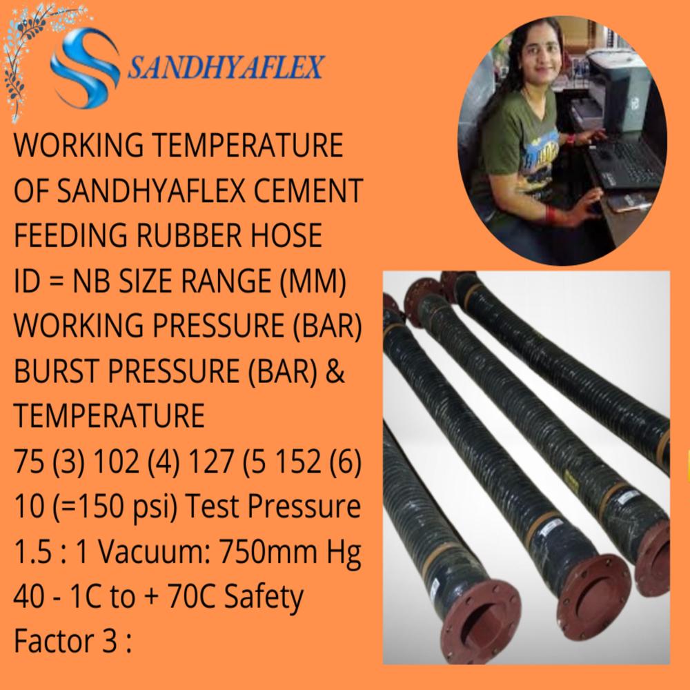Fly Ash Rubber Hose - Synthetic/natural Rubber, 100-300mm Id, Black | 30 Bar Bursting Pressure, Abrasion Resistant, Flanged/plain Ended