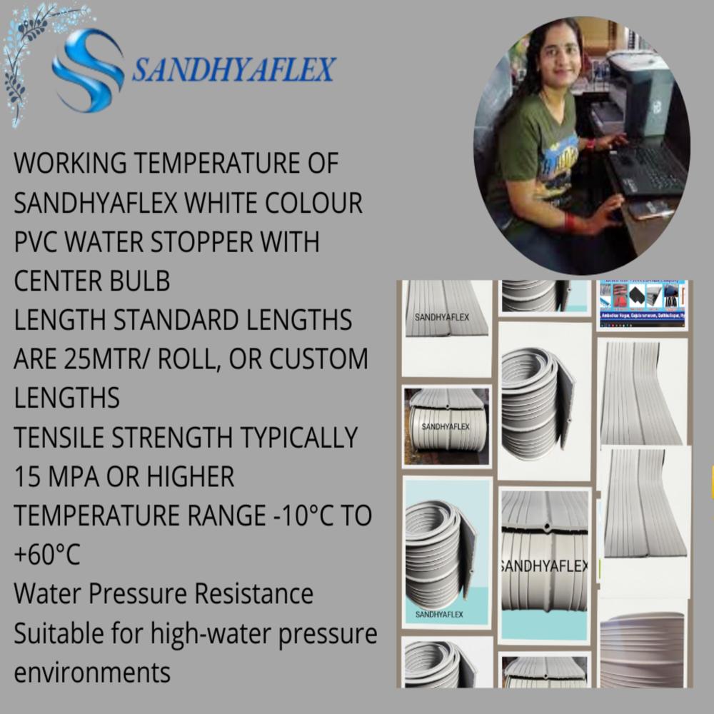 White Color PVC Water Stopper 