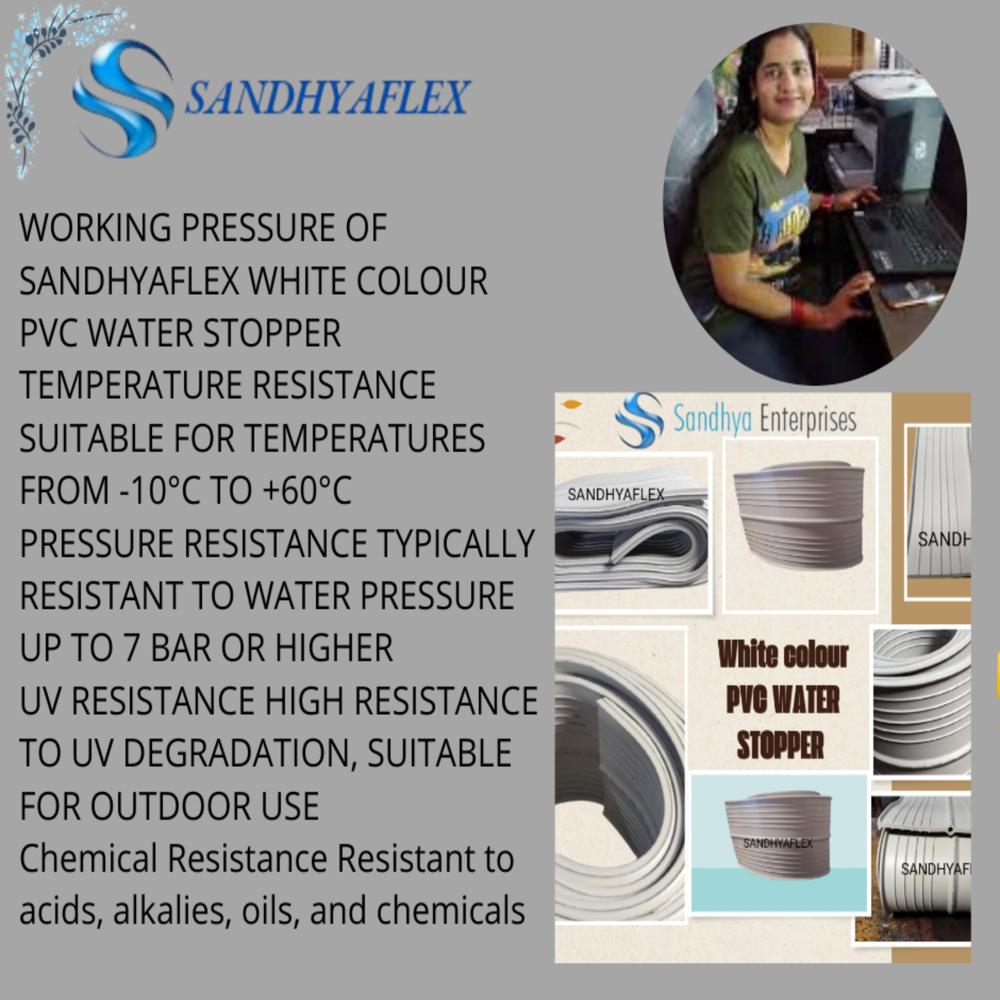 White Color PVC Water Stopper 
