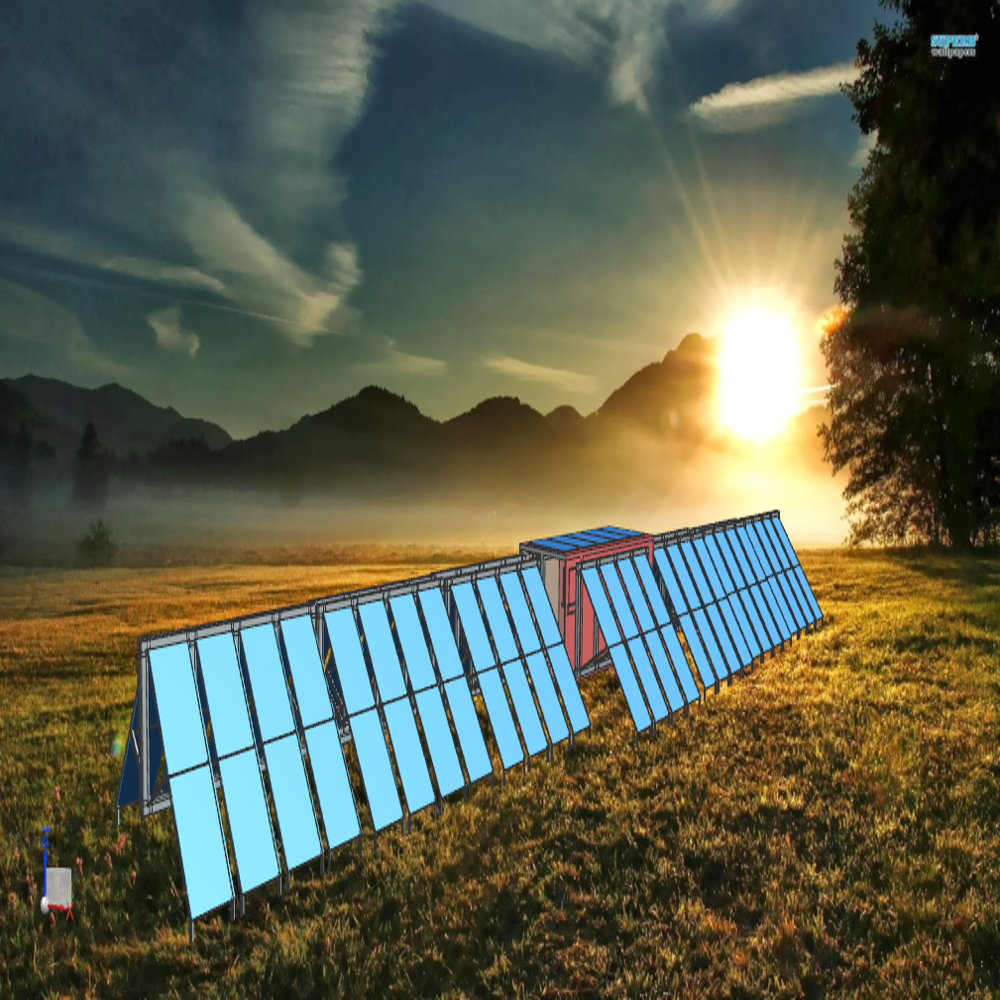 10KWp Solarized Powershifting Container 