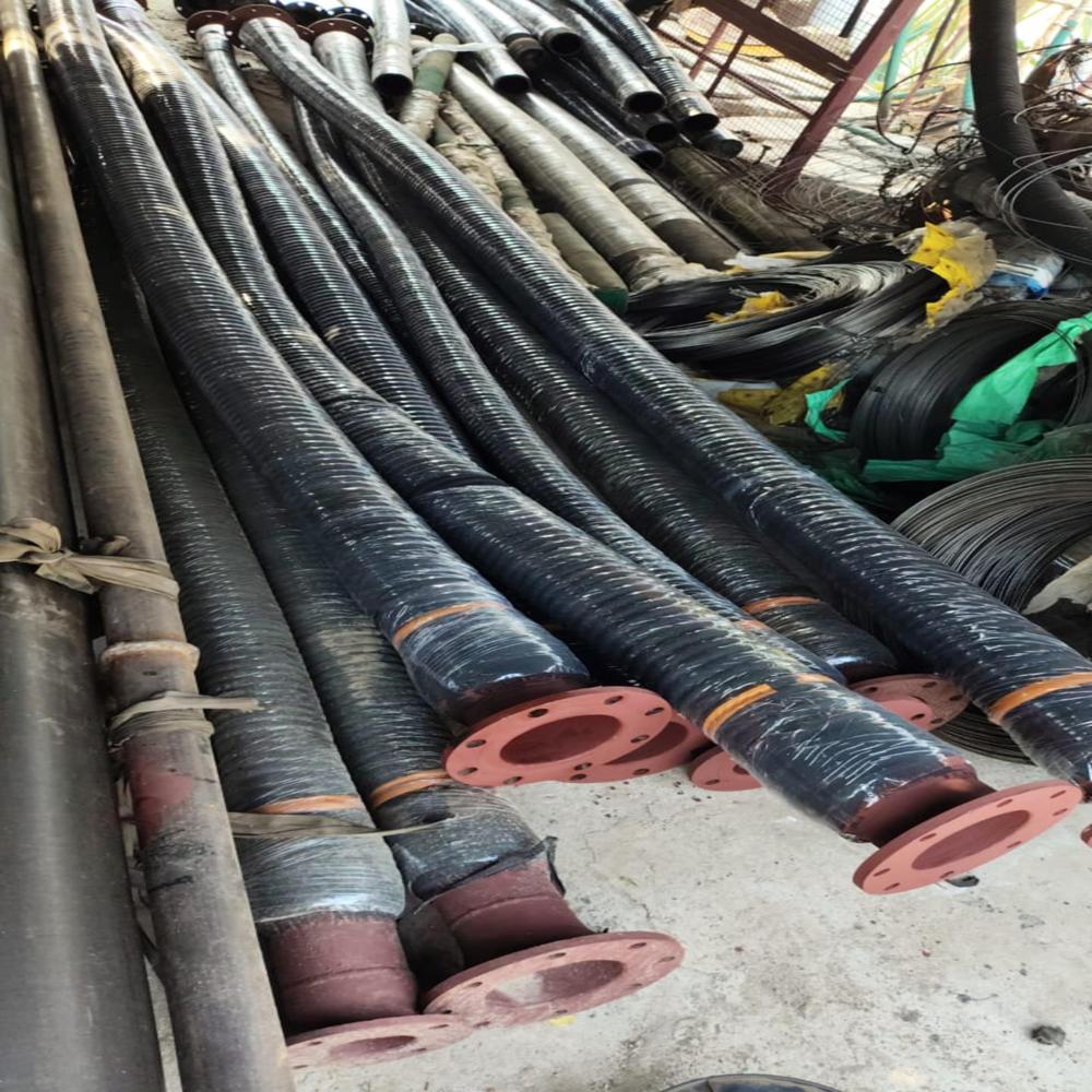 Fly Ash Rubber Hose - Natural/synthetic Rubber, 51-300mm Id, Black | Abrasion Resistant, Flanged/plain Ends, High Flexibility