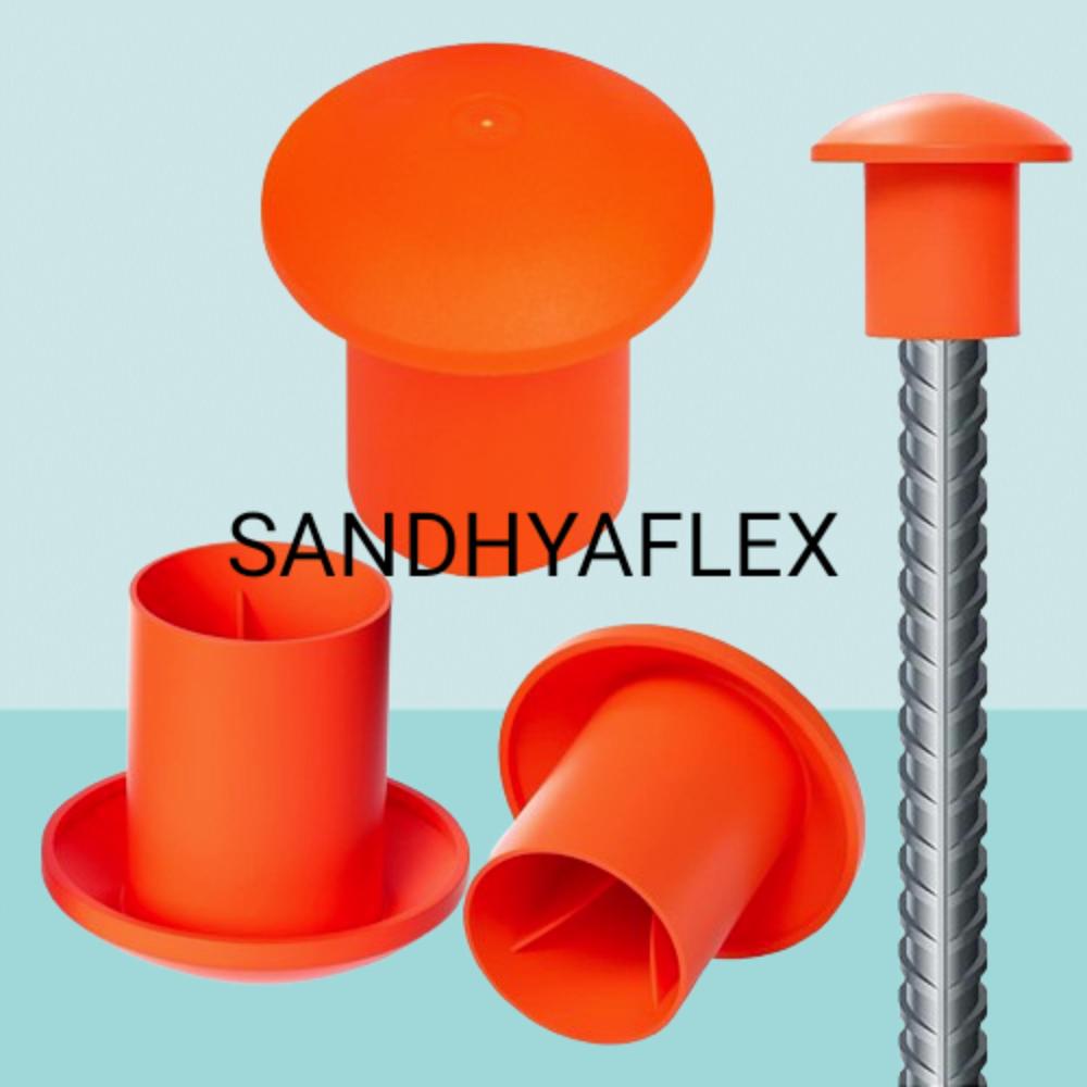 Pvc Mashroom Cap - Pvc, 15-63 Mm Diameter, Grey/customizable, Shore A 70â±5 Hardness, Corrosion Resistant, Uv Stable, Push Fit Installation