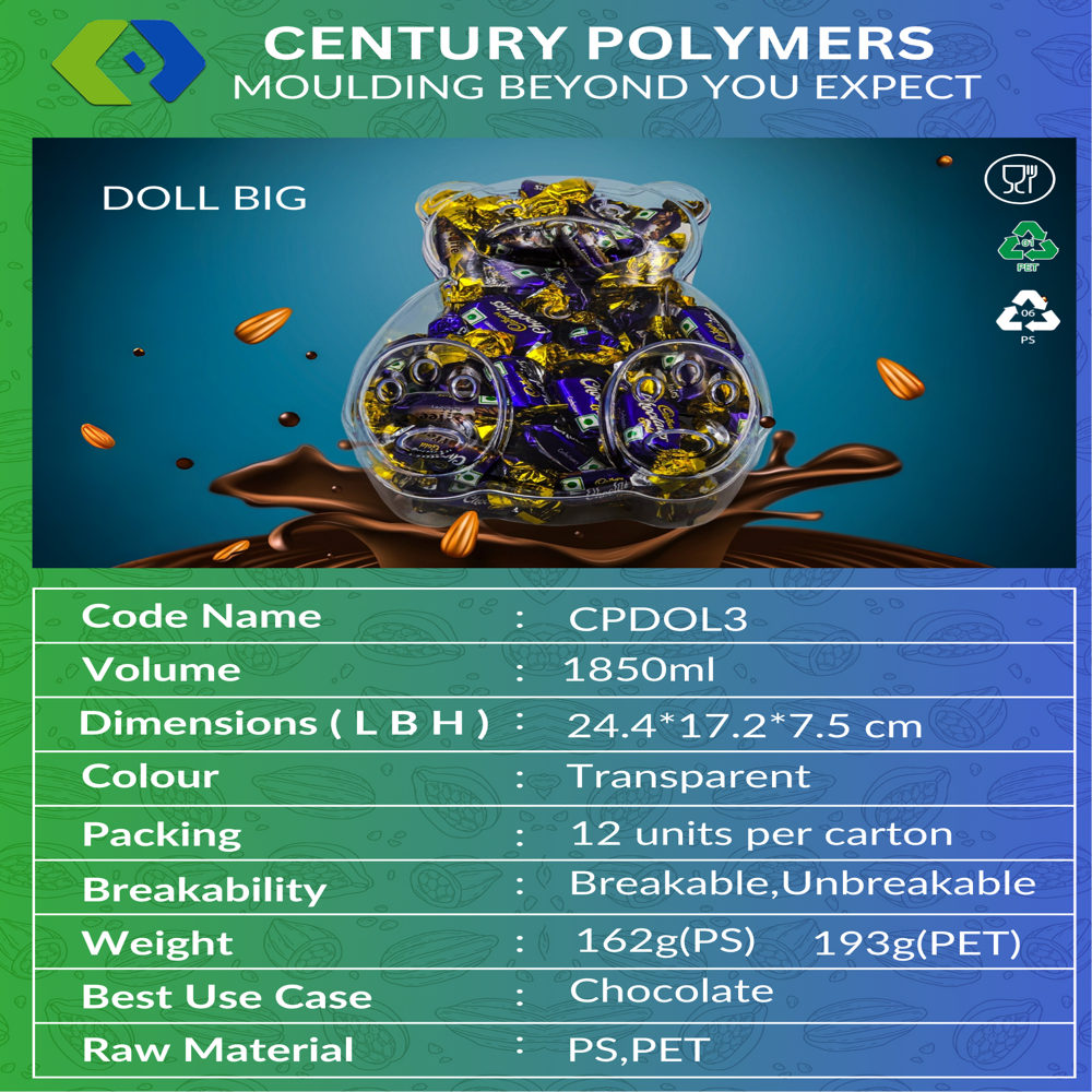 Doll Big (Cpdol3) - Capacity: 400 Pcs/hr