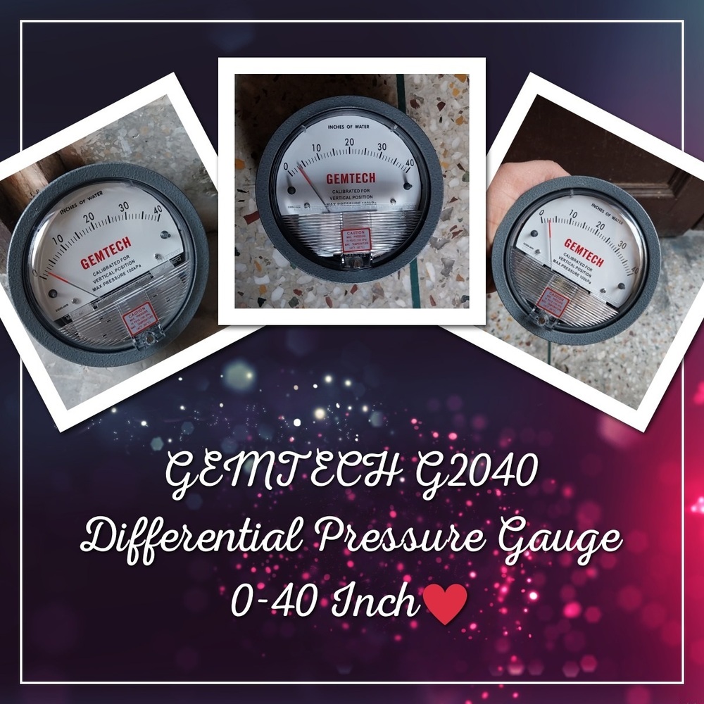 Cbdpg-1l-lcd Aerosense Digital Differential Pressure Gauge Range 0-25 Mm Wc