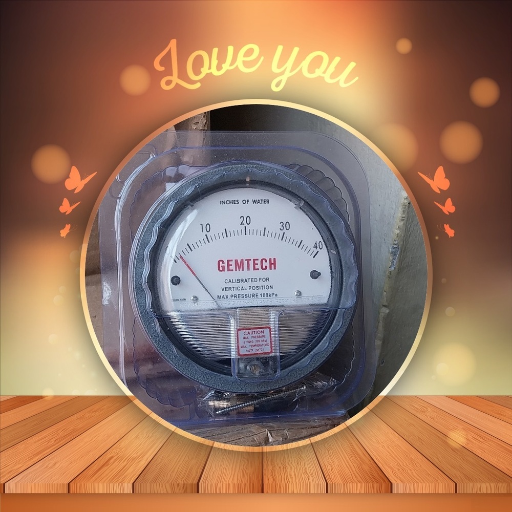 Cbdpg-1l-lcd Aerosense Digital Differential Pressure Gauge Range 0-25 Mm Wc