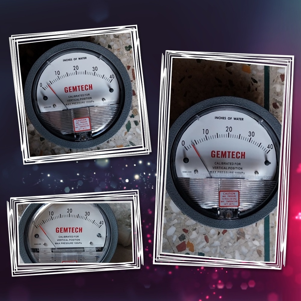 Cdpg-40l-led Aerosense Digital Differential Pressure Gauge Range 0-1000 Mm Wc