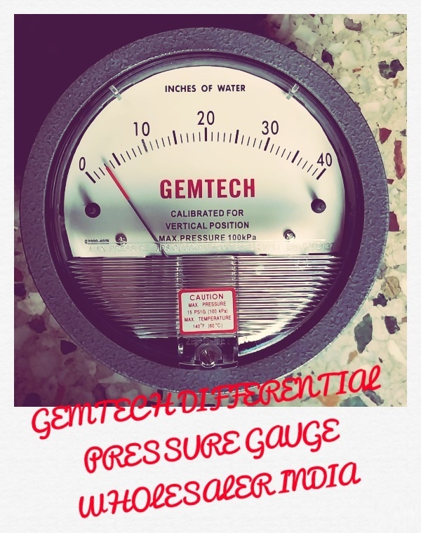 GEMTECH Differential Pressure Gauge Dealers Near EHIRCL