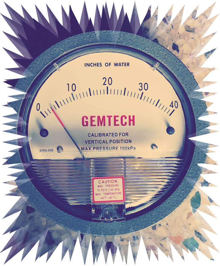 Cdpg-40l-led Aerosense Digital Differential Pressure Gauge Range 0-1000 Mm Wc