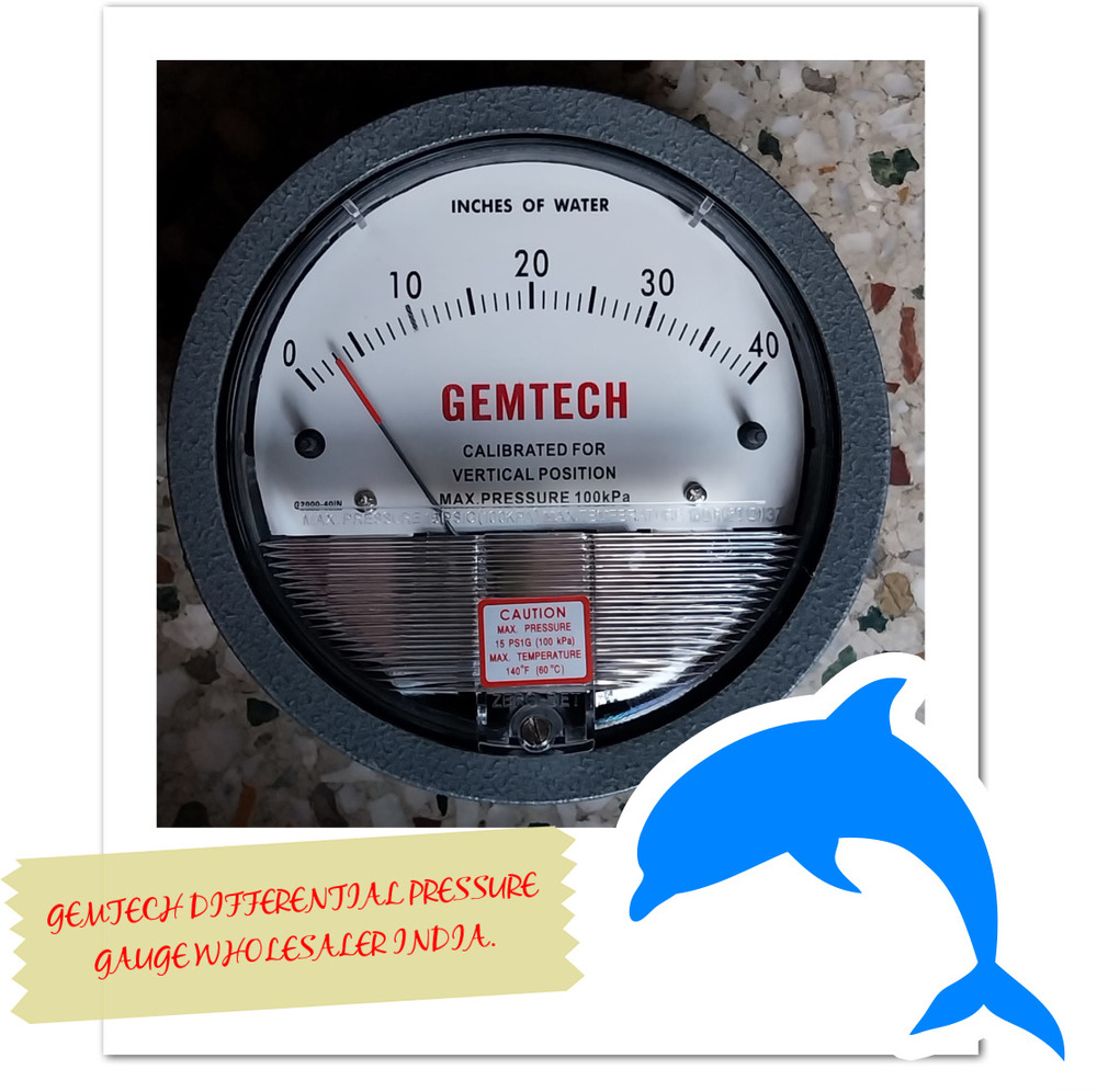 Cdpg-40l-led Aerosense Digital Differential Pressure Gauge Range 0-1000 Mm Wc