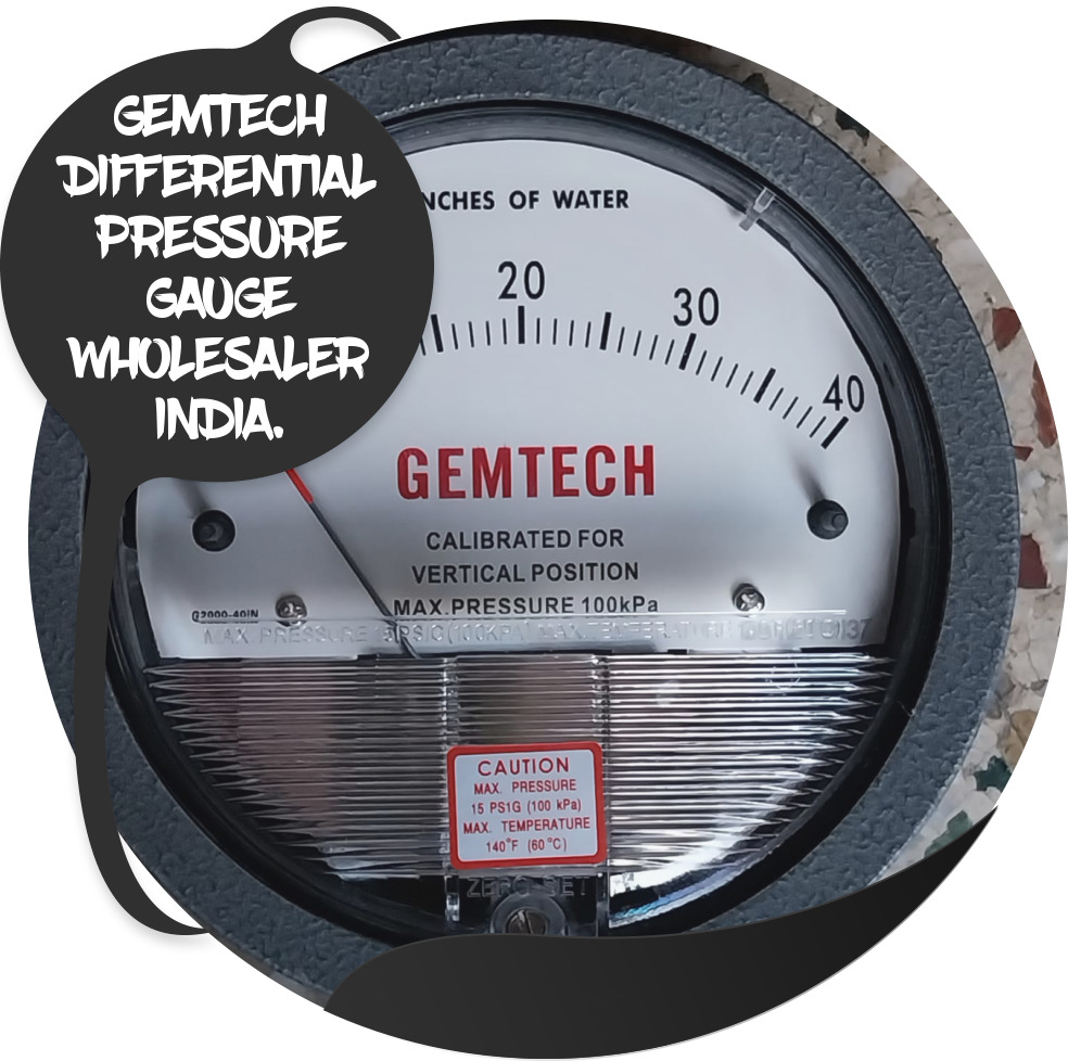 GEMTECH Differential Pressure Gauge Dealers Near G. B. Pant Hospital