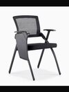 Study Chair With Writing Pad - Color: Black Frame