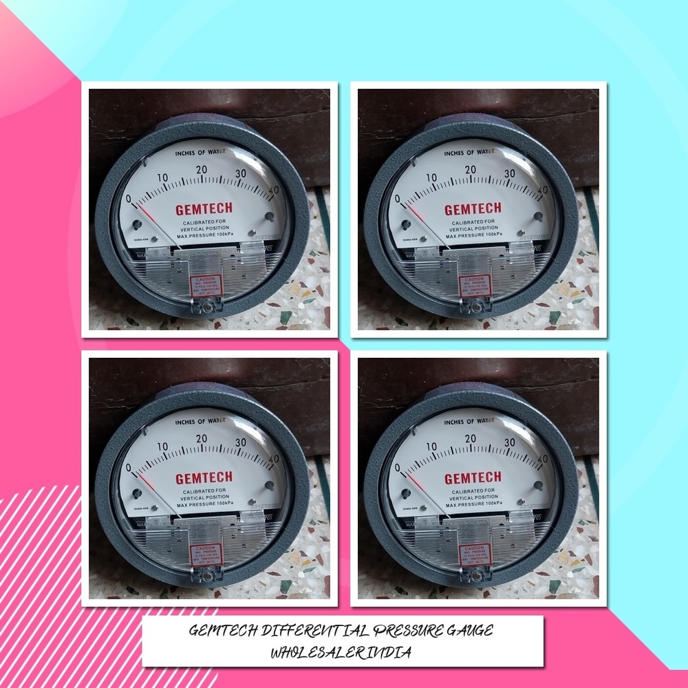 GEMTECH Differential Pressure Gauge Dealers Near Indraprastha Apollo Hospital
