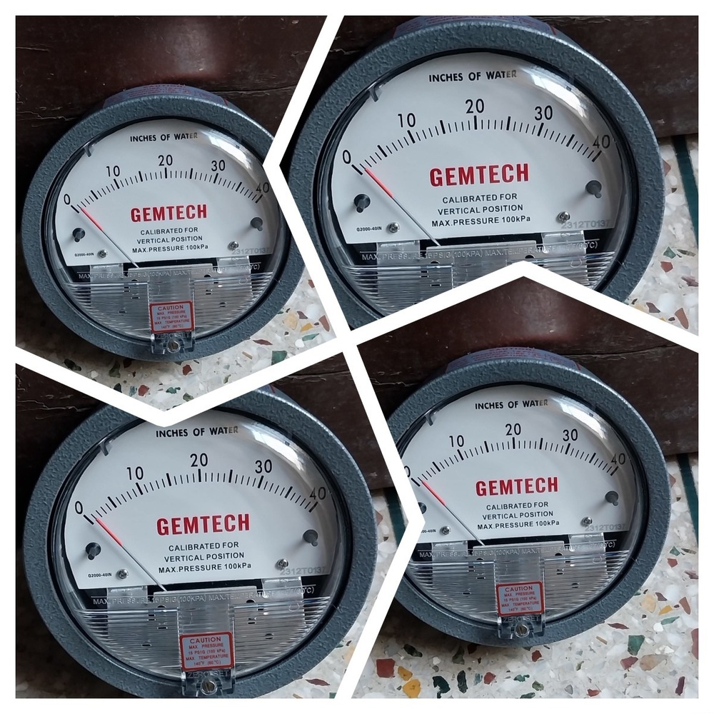 Cdpg-4l-led Aerosense Digital Differential Pressure Gauge Range 0-100 Mm Wc