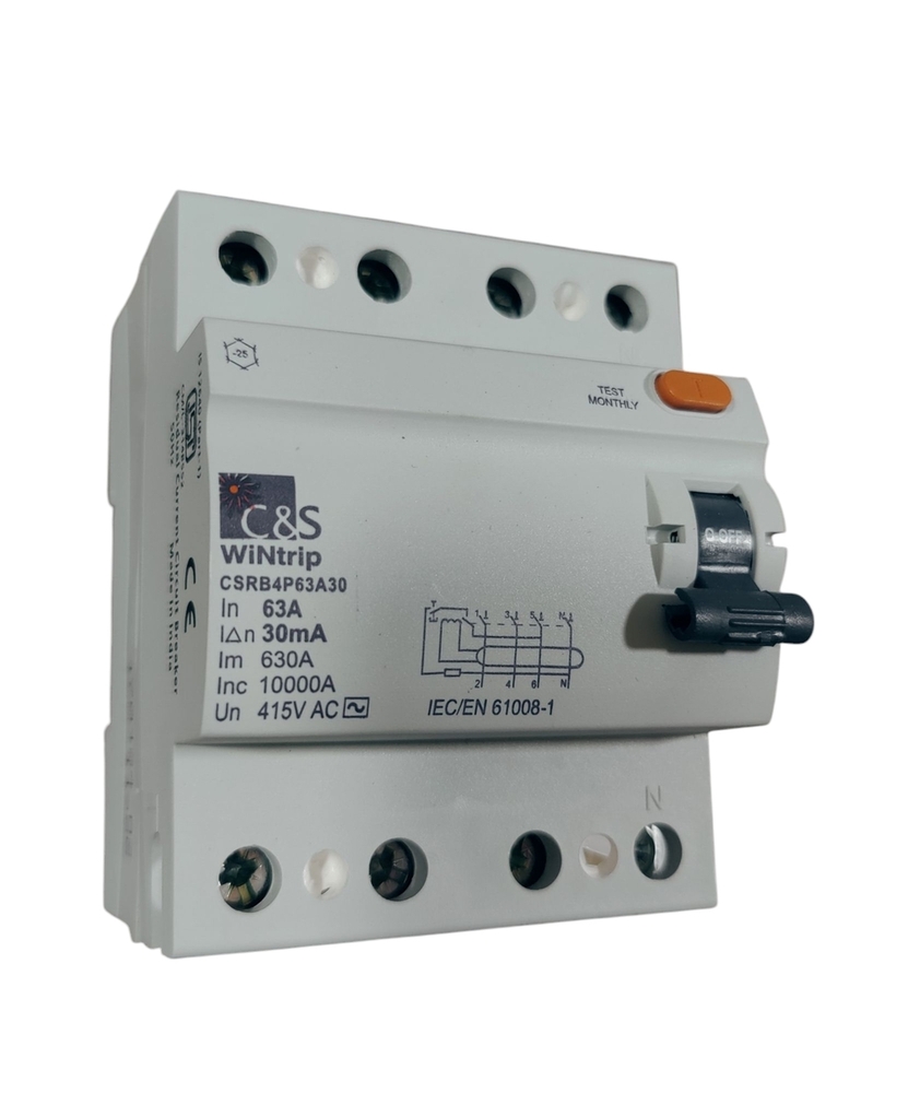 C&S RCCB CSRB4P63A30-10kA