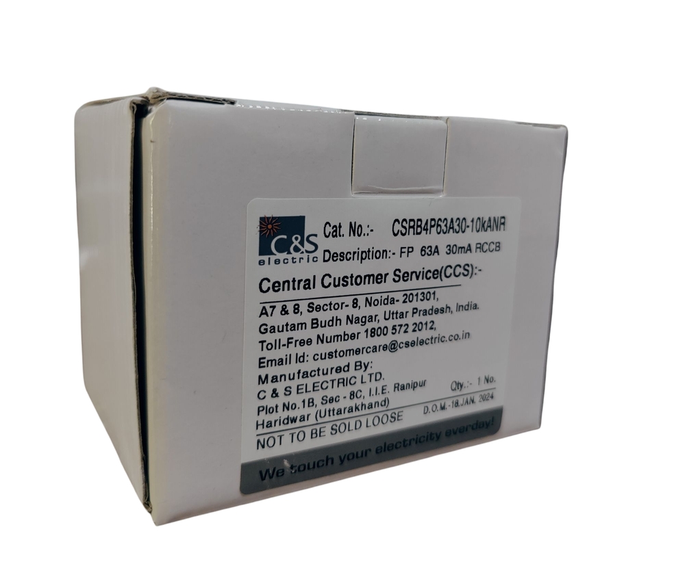 C&S RCCB CSRB4P63A30-10kA