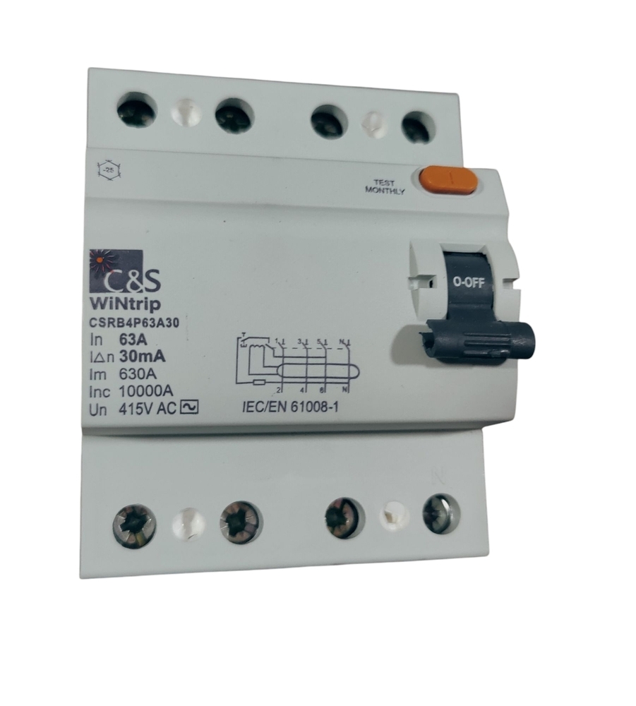 C&S RCCB CSRB4P63A30-10kA