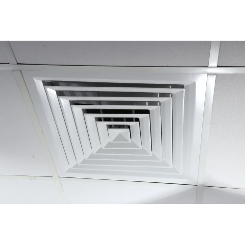 Ac Square Hvac Air Diffuser - Color: White