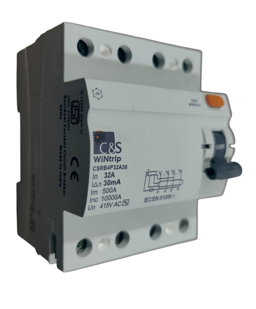 C&S RCCB CSRB4P32A30-10kA