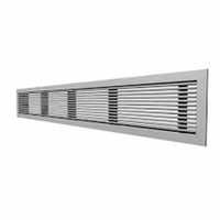 Air Conditioning Grill - Color: Silver
