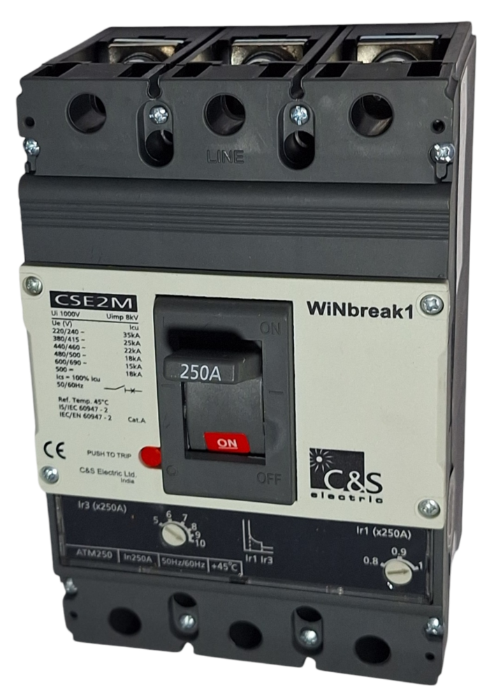 C&s Mccb Cse2m250atm3p-250a - Color: Grey/black