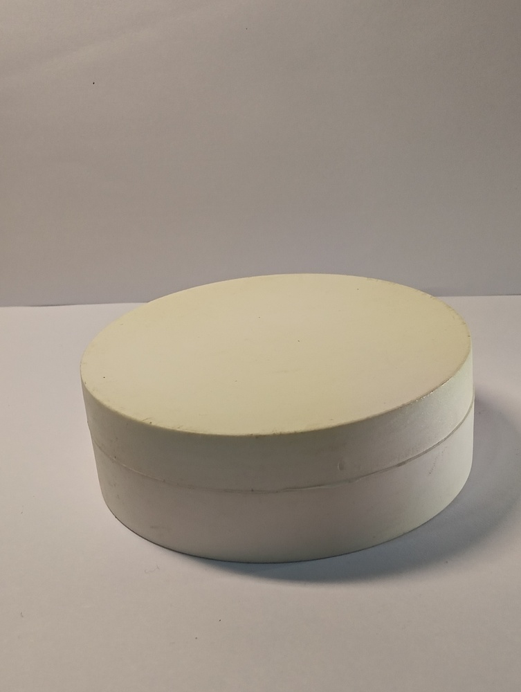 Flax Jar White 100gm - Glass Material, 100 Gram Capacity, Elegant White Design | Ideal For Flaxseed Storage Or Decorative Use