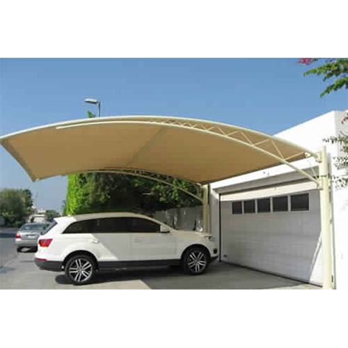 Customized Car Parking Shades - Color: White