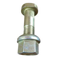 Jcb Hub Bolts - Color: Silver