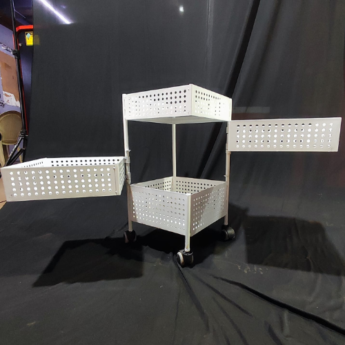 Multi Purpose Bin - 3 Tier - Color: Silver