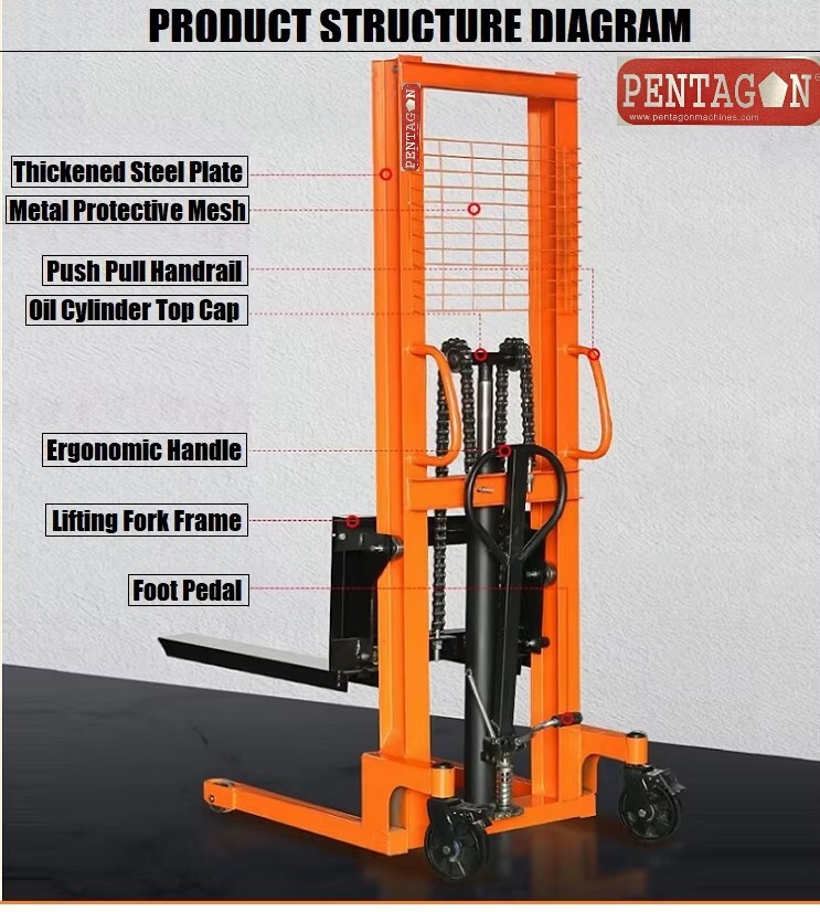 Manual type Hydraulic Stacker