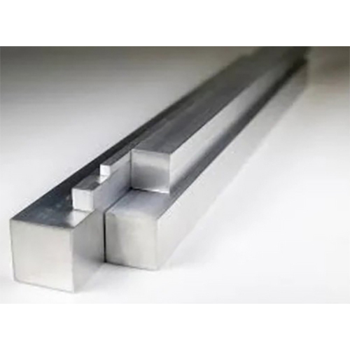 Silver Aluminium Square Bar