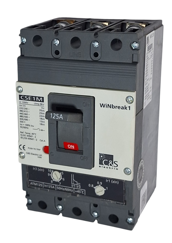 C&S MCCB CSE1M125ATM3P-125A