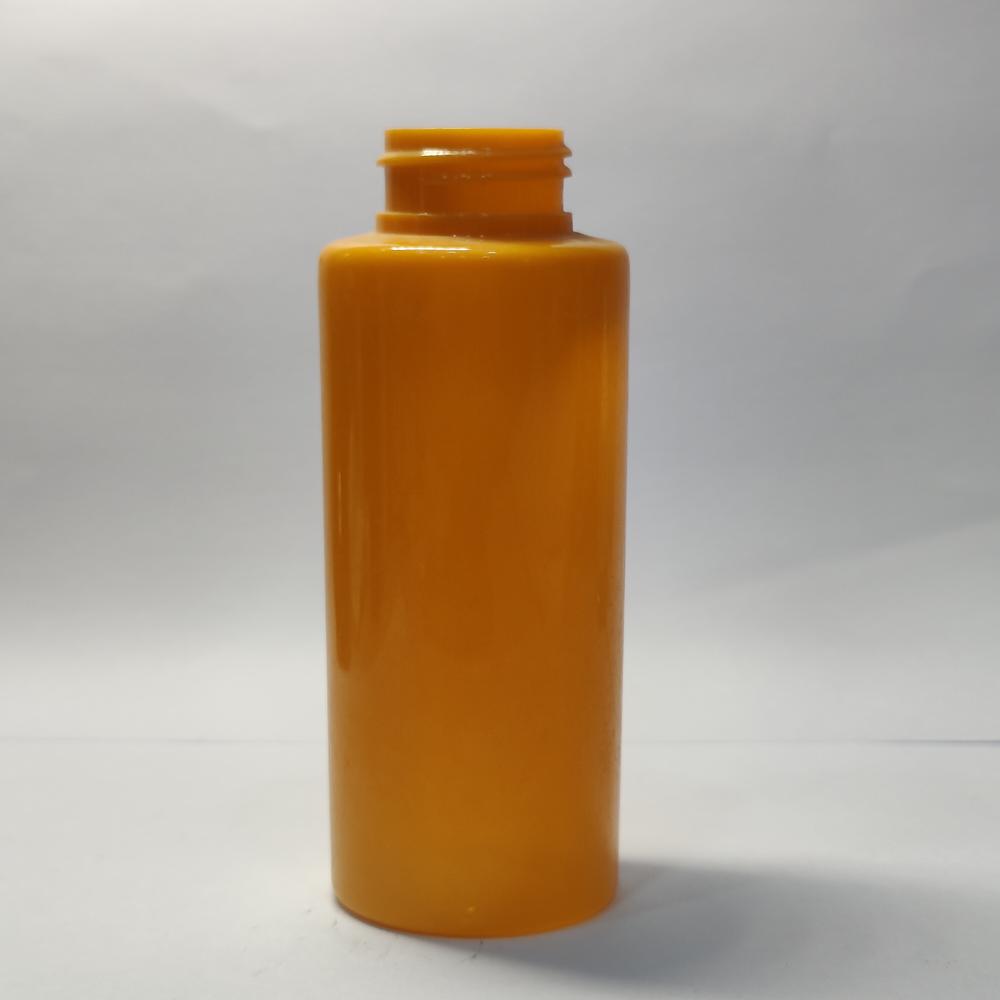 100ML ORANGE SLEEK PET BOTTLE (24MM NECK )