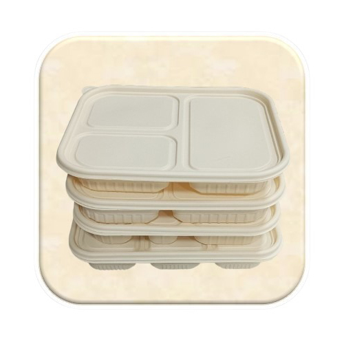 Corn Start Meal Trays - Color: White
