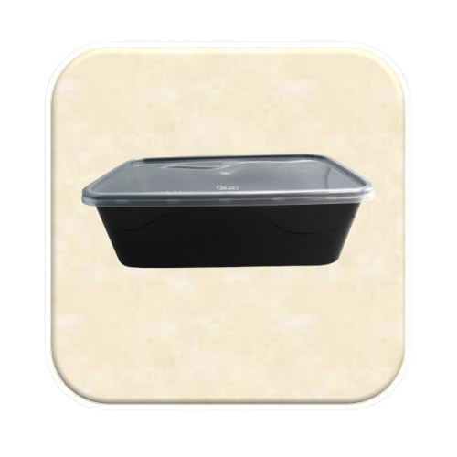 Rectangle Containers - Color: Black