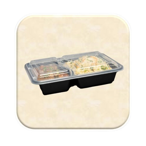 Re32-2 950Ml Plastic Container - Color: Black