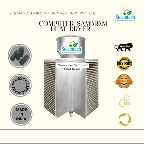 Computer Sambrani Heat Dryer Machine - Color: Silver