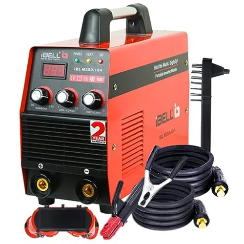 Ibell M250 104 Heavy Duty Inverter Arc Welding Machine - Efficiency: 85%