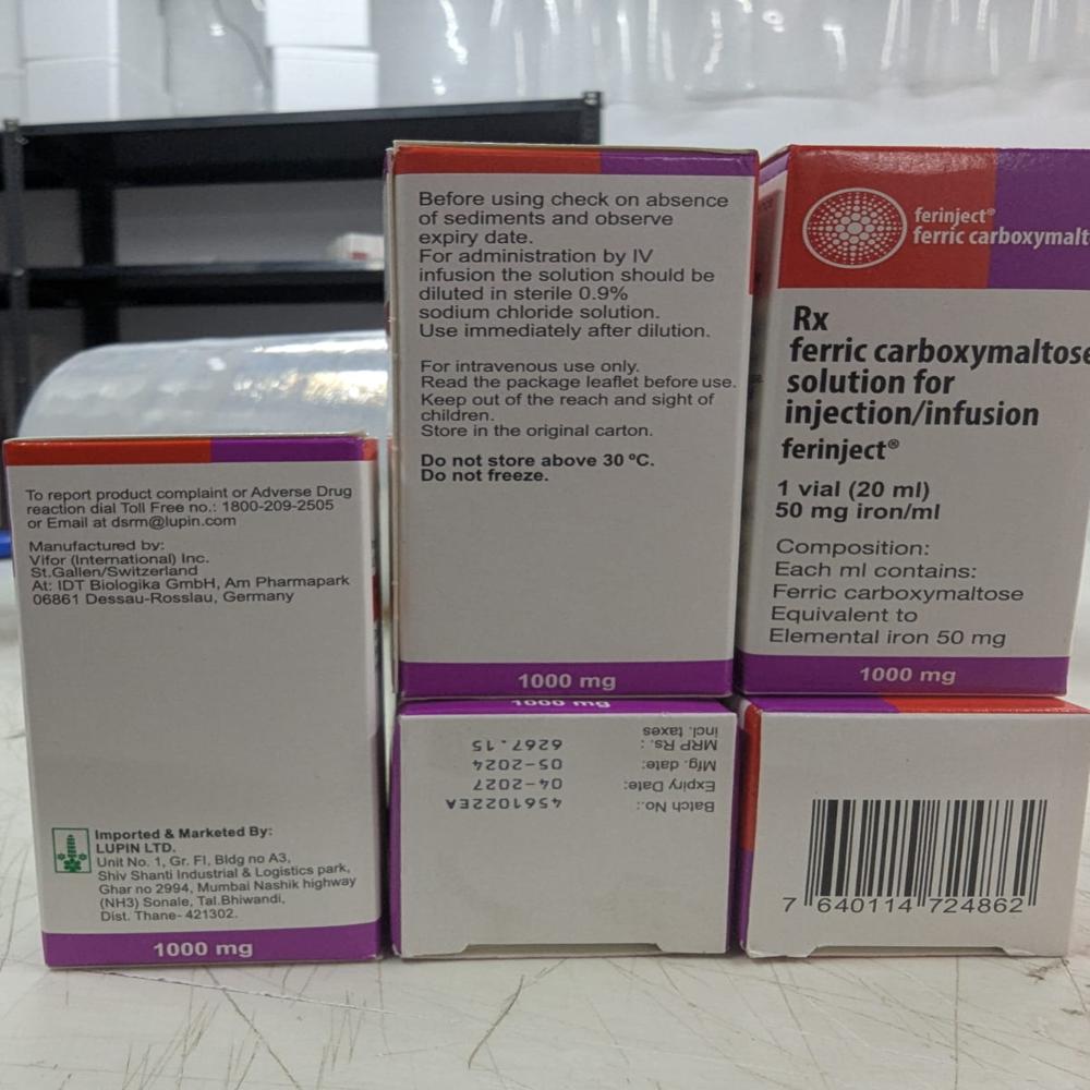 Ferinject 1000 Mg Injection