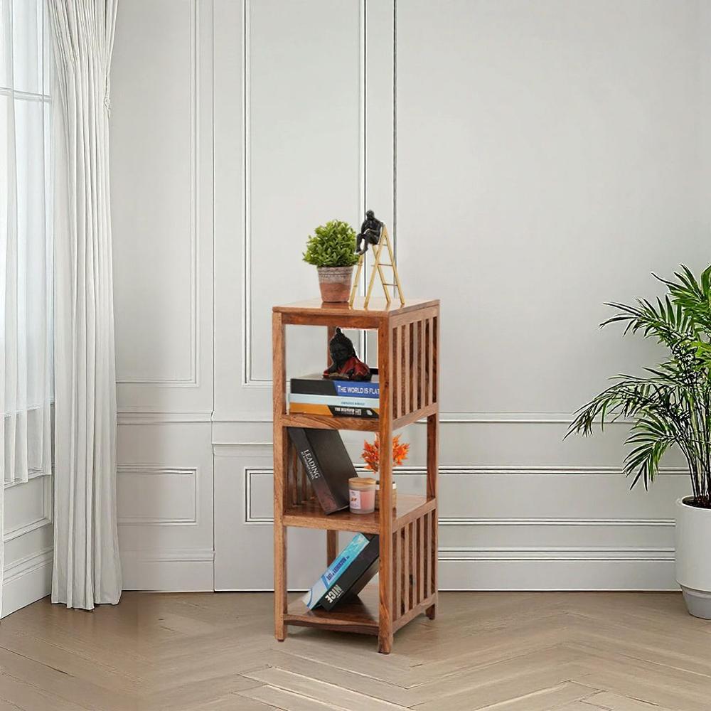 Royaloak Jordon Bookshelf | Sheesham Wood | Water Based Finish - Bs20242001