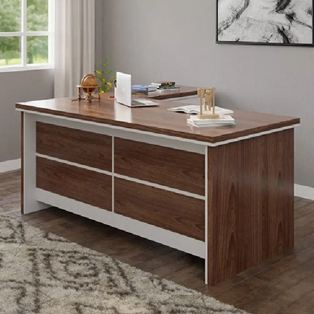 Royaloak Naples Italian High Glossy Boss Table 1.8M - Of8010-1.8 - Color: Multicolor