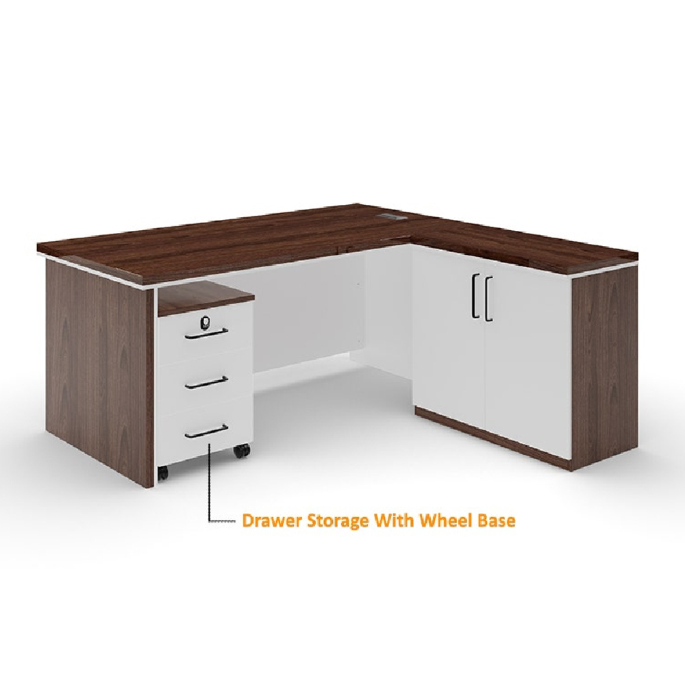 Royaloak Naples Italian High Glossy Boss Table 1.8m - Of8010-1.8 - Color: Multicolor