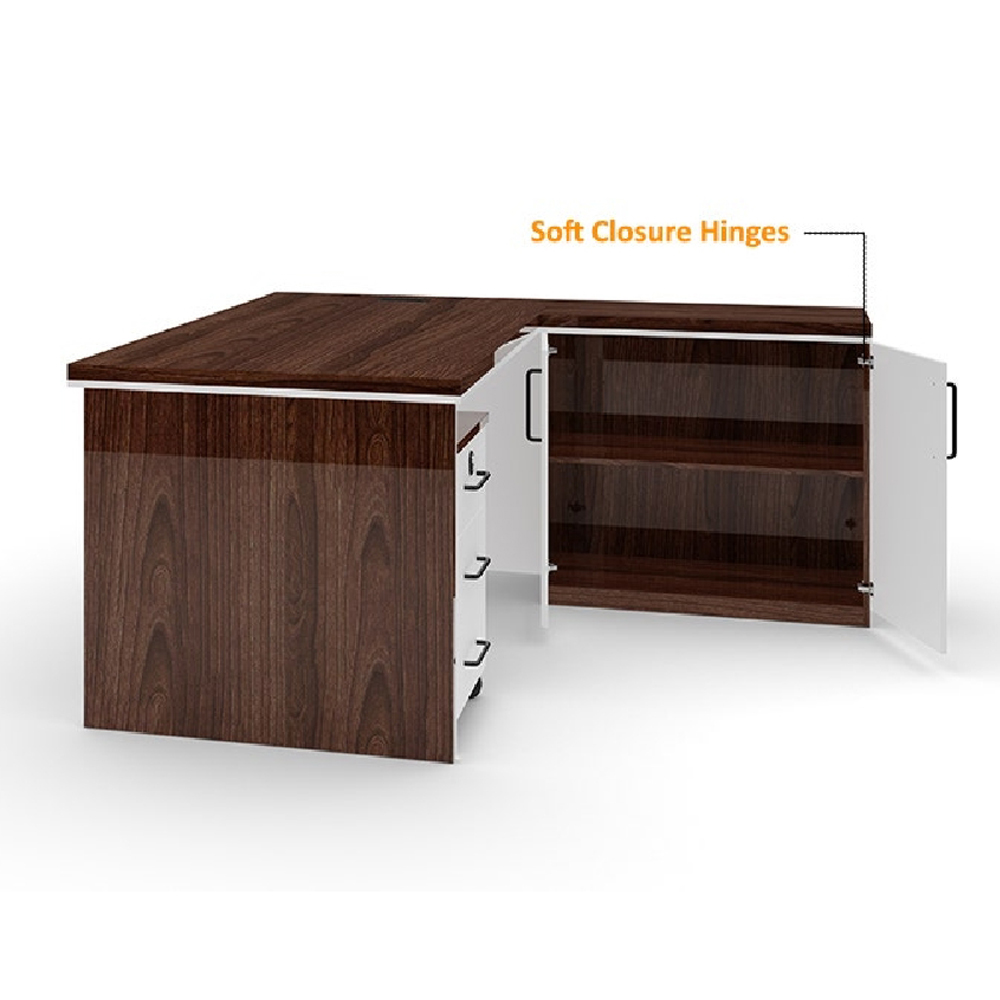 Royaloak Naples Italian High Glossy Boss Table 1.8m - Of8010-1.8 - Color: Multicolor