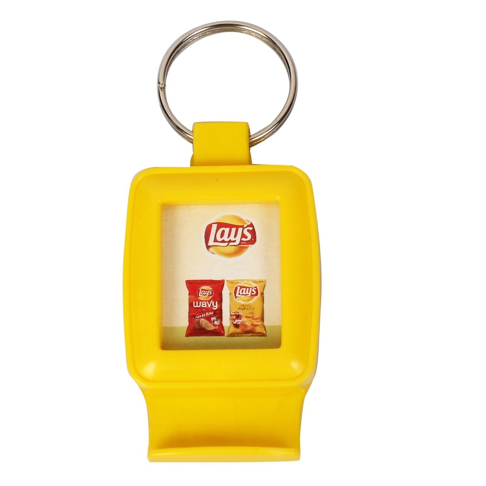 Keychain With Mobile Stand - Color: Yellow