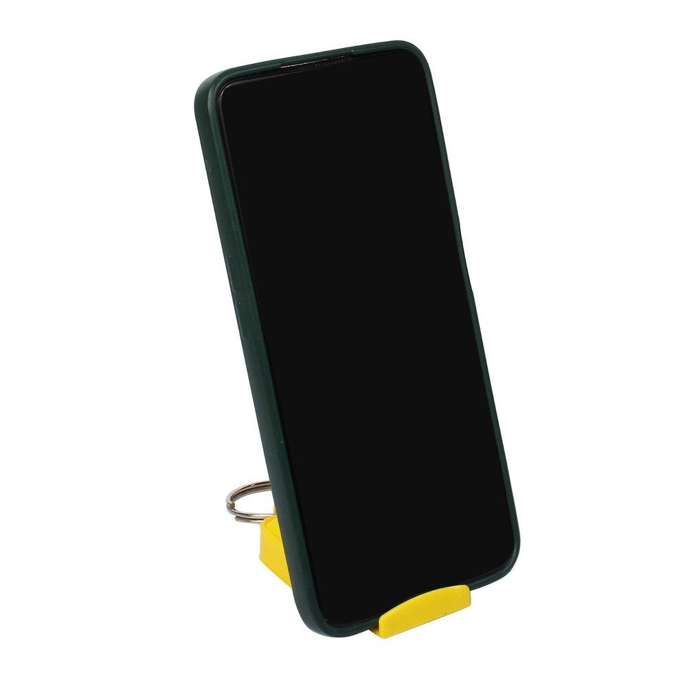 Keychain With Mobile Stand - Color: Yellow