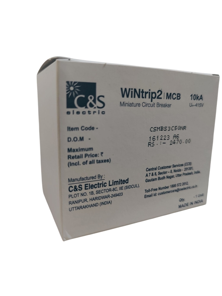 C&S MCB CSMBS3C50NR04 TP 50A