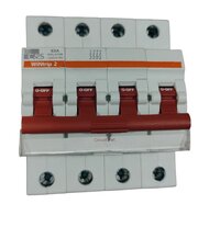 C&s Mcb Csmbs4iso63nr03 Iso 63a - 4 Pole, Electric Circuit Breaker For Voltage Protection And Load Management