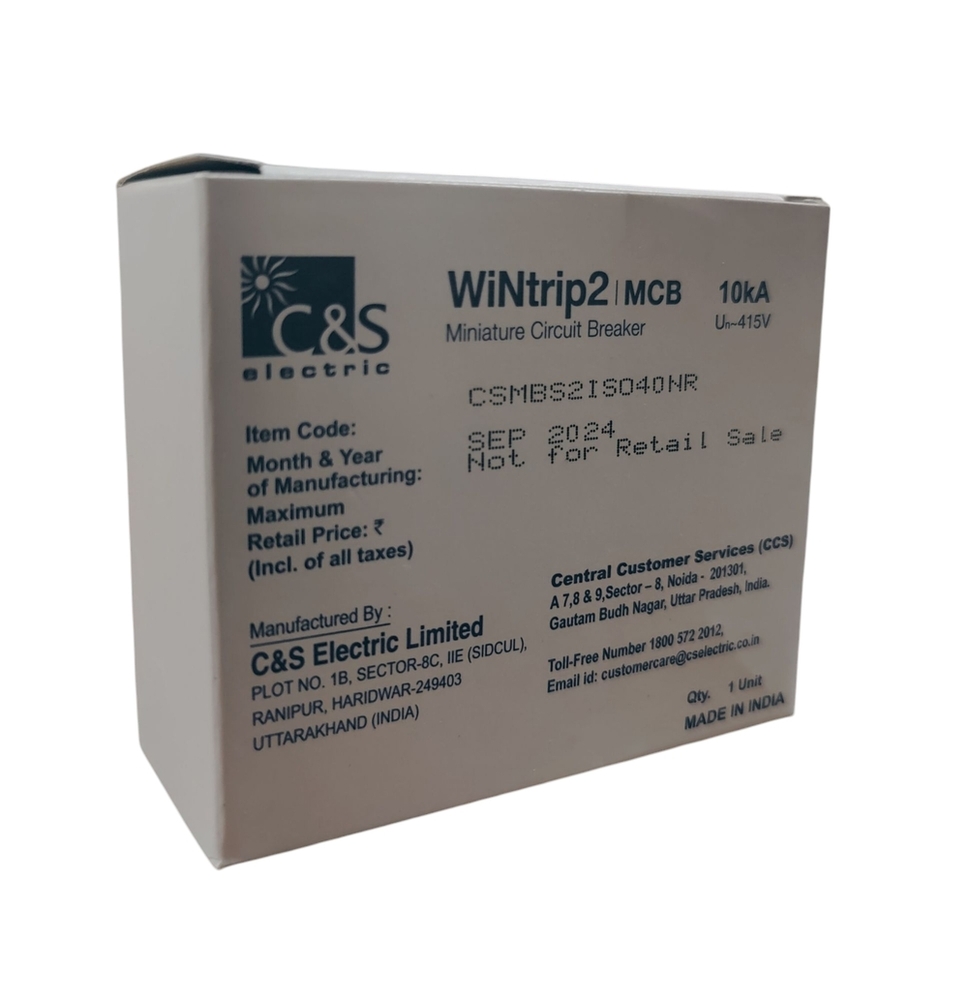 C&S MCB CSMBS2ISO40NR06 ISO 40A