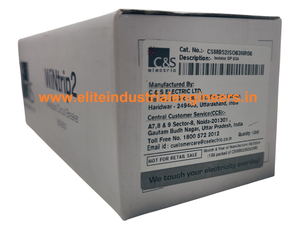 C&S MCB CSMBS2ISO63NR06 ISO 63A