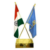 15 Inch Golden Flag Stand